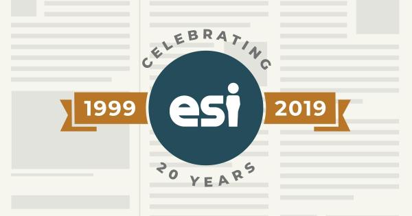 ESI Celebrates 20 Year Anniversary!