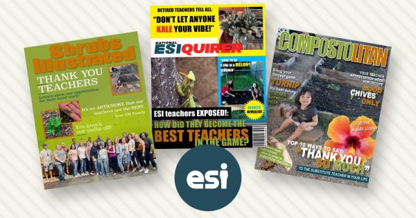 ESI magazine covers