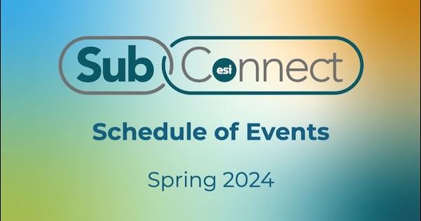 SubConnect Schedule of Events- Spring 2024