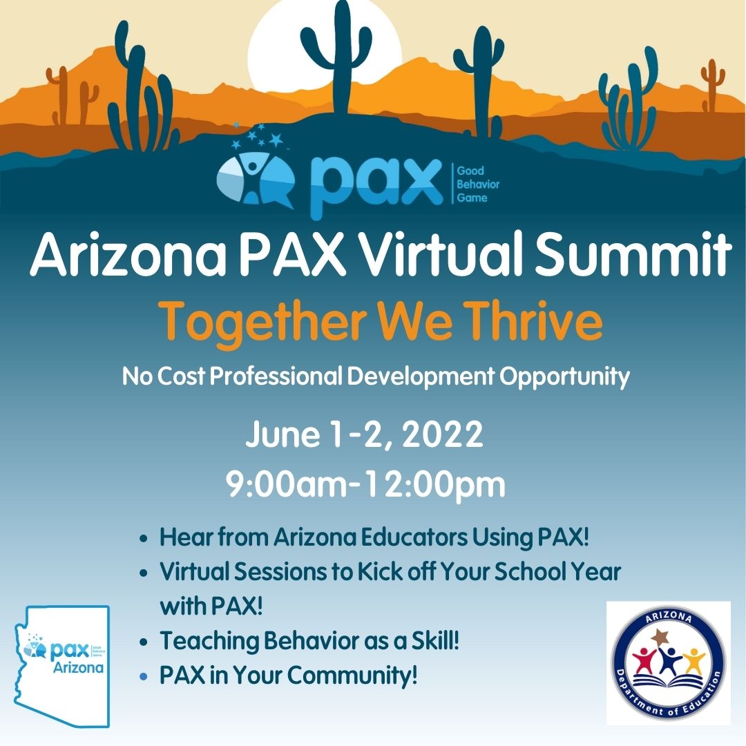 Arizona PAX Virtual Summit Graphic